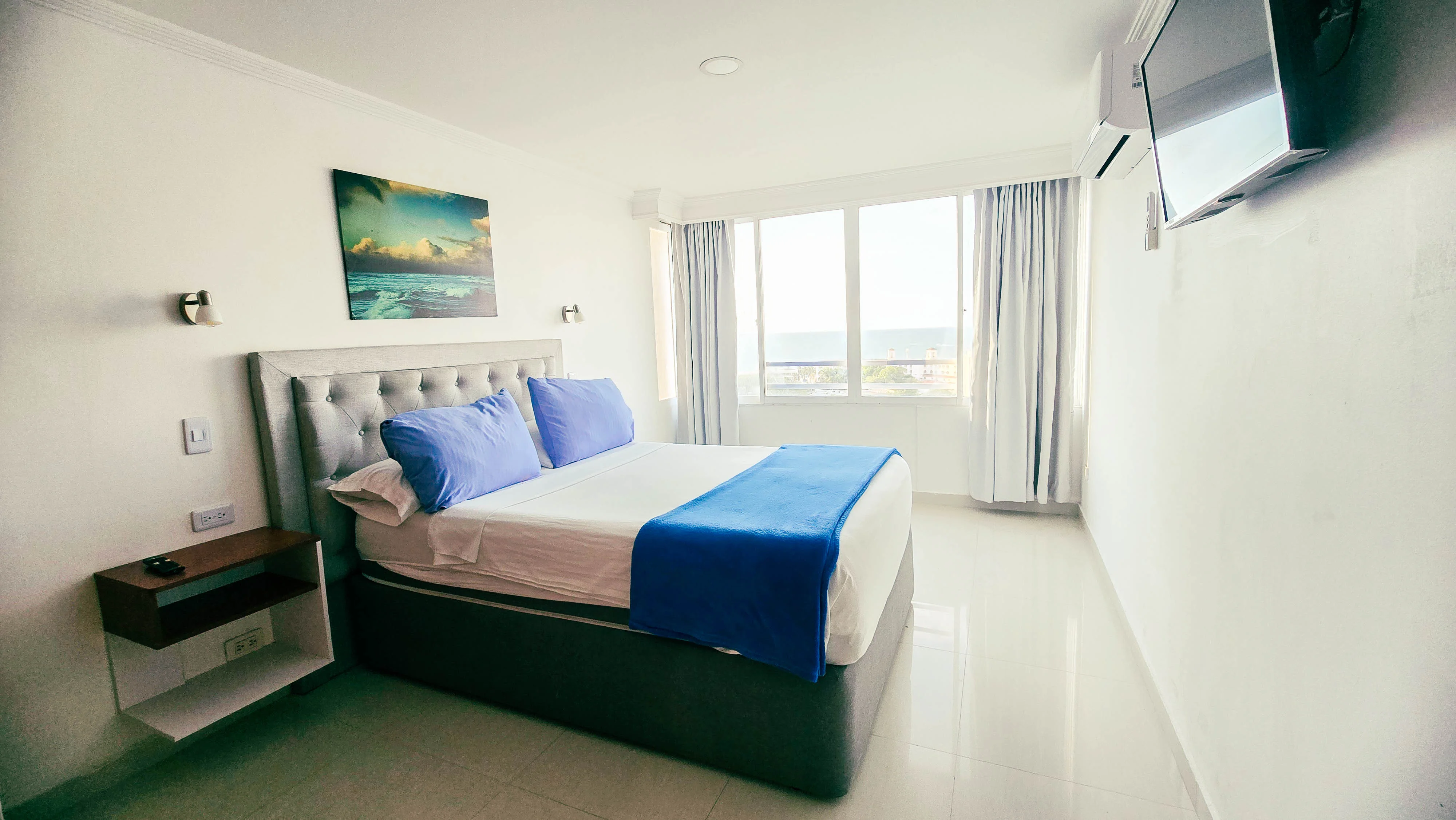 Apartamento de 1 habitación con Vista al Mar en El Laguito, Cartagena | Arriendo por Día