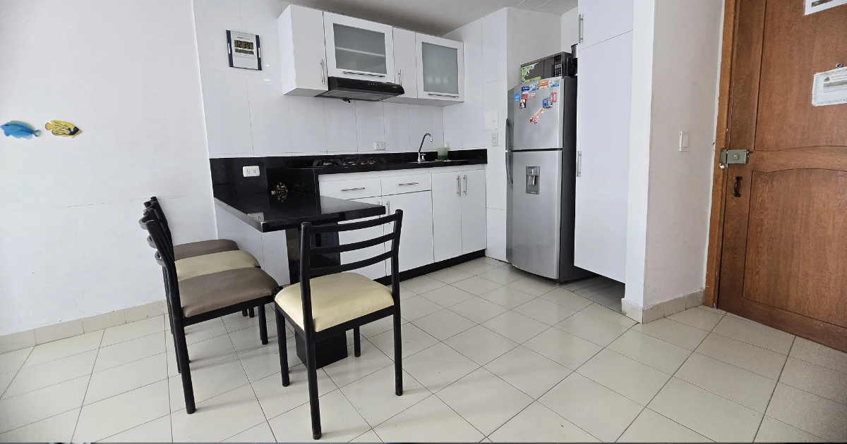 Apartamento de 1 habitación con Vista al Mar en El Laguito, Cartagena | Arriendo por Día