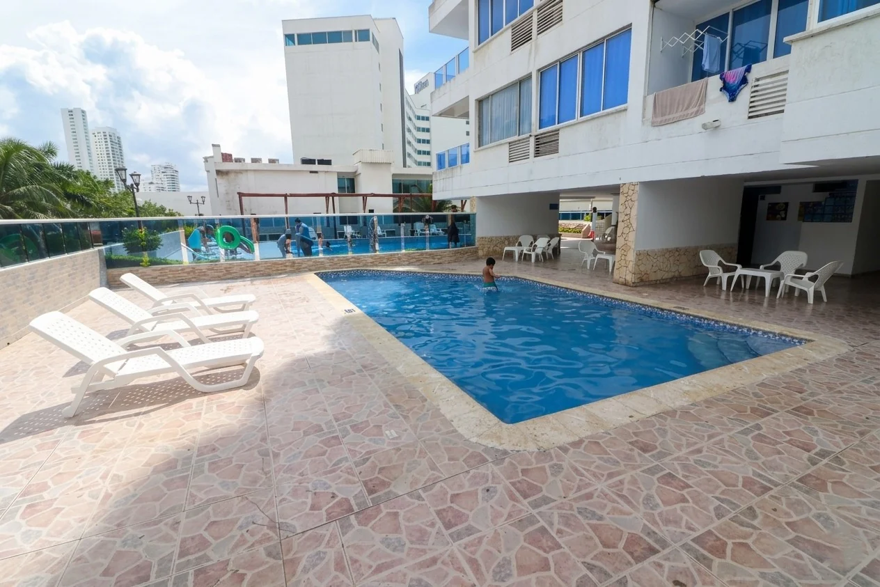 Balcon con vista al Caribe